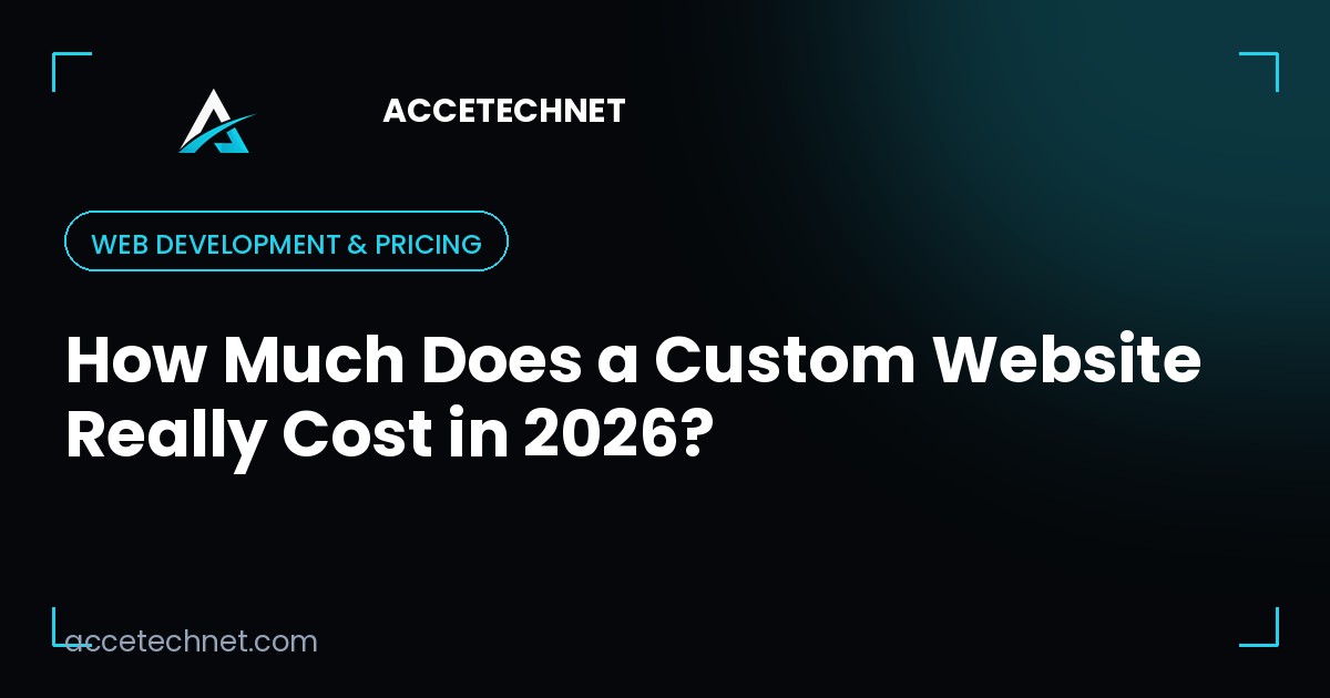 How Much Does a Custom Website Really Cost in 2026?